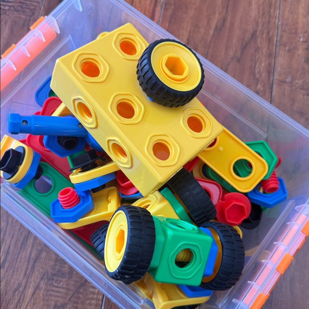 (93) Lil Engineers Construction Engineering Building Blocks Stem Set Toy